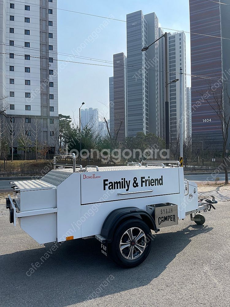 F&f 양문형 풀옵션 캠핑 낚시 짐보관 견인 트레일러--1