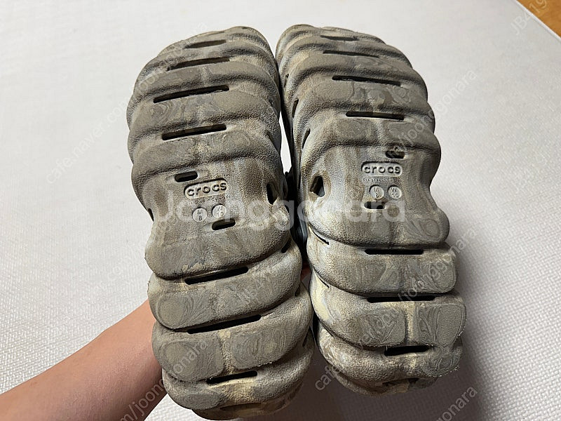 크록스 에코 마블 클로그 본 멀티 M8 265--2