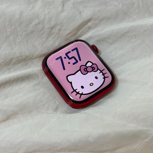 애플워치7 45mm 레드