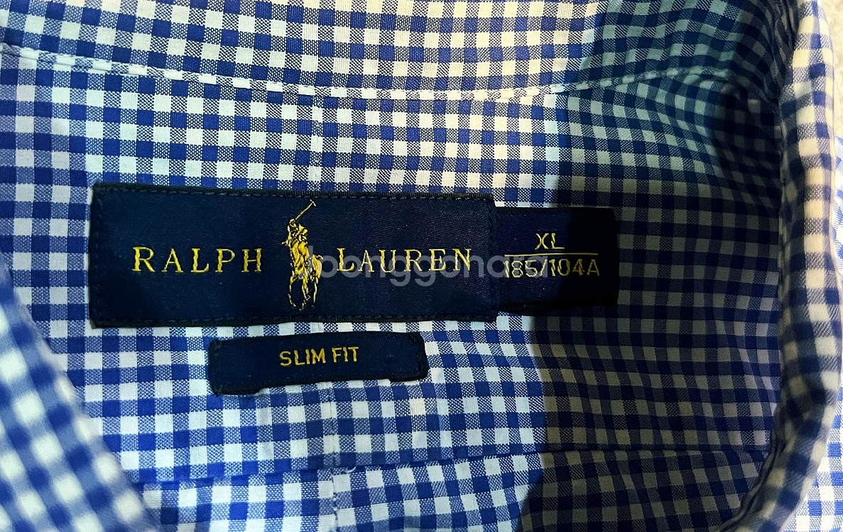 xl 폴로 랄프로렌 블루 깅엄체크셔츠 / 옥스포드 셔츠 / 베이지 스트라이프 셔츠 정리--6