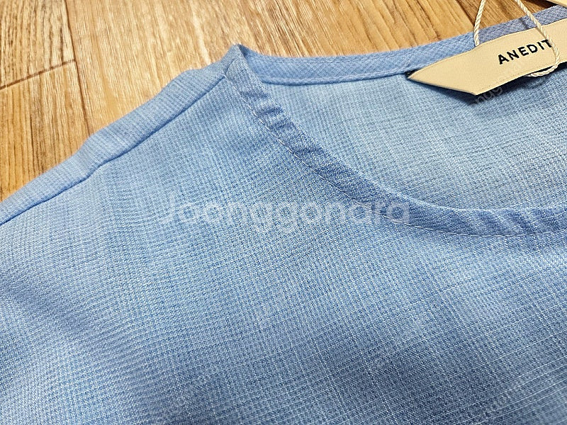 언에디트 블라우스,페이퍼문 랩데님스커트,유에르 나일론숏...--4