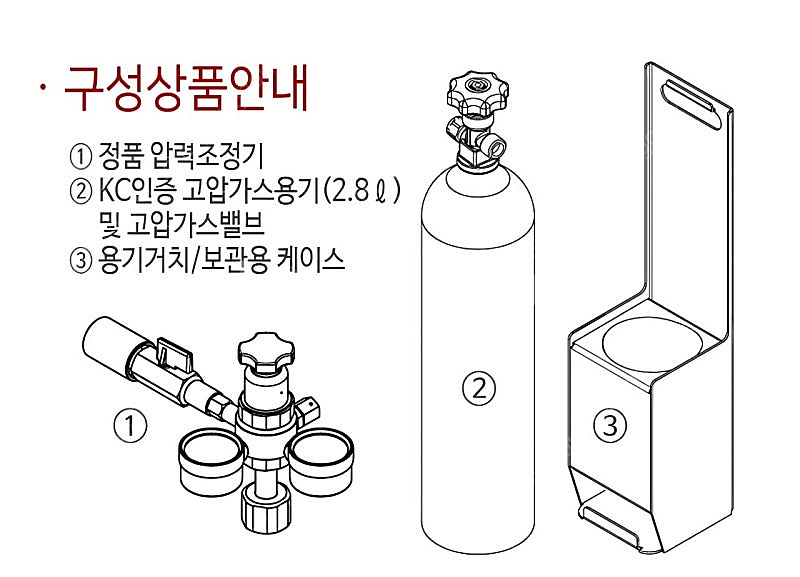 이지휩 휘핑가스 압력조절기--1