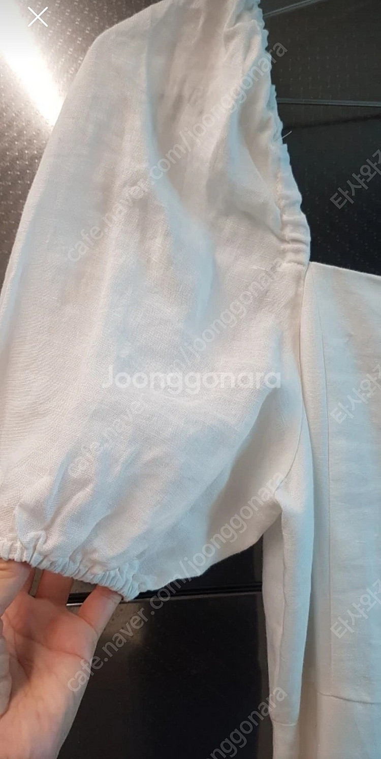 새상품 고급 린넨 원피스 여행 휴가룩 (택포함)--3