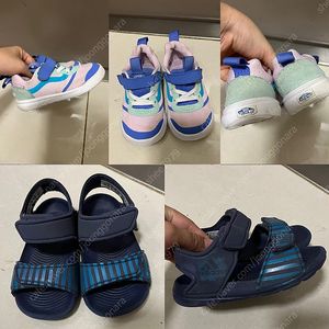 무료배송)남아 130사이즈 반스 운동화+아디다스 샌들 일괄판매