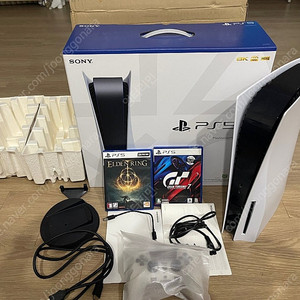 플스5 PS5 디스크 에디션 (1018A) 풀박스 + 덤으로 엘든링, 그란투리스모7