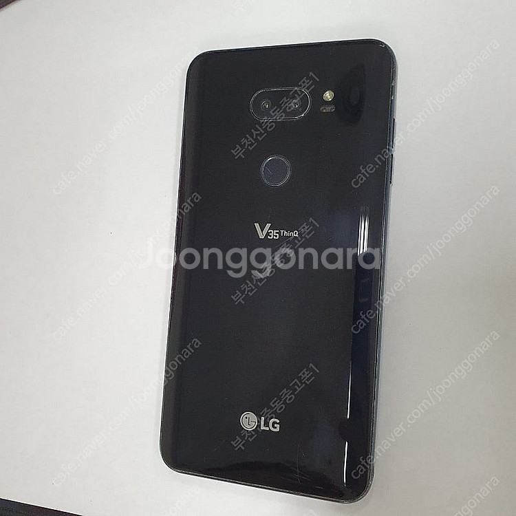 197972 LG V35 블랙 64기가 무잔상 액정약파...--0