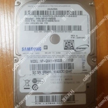 하드디스크 hdd ide 2.5 노트북 하드 sata 2.5 디크스 팝니다.​ 이미지