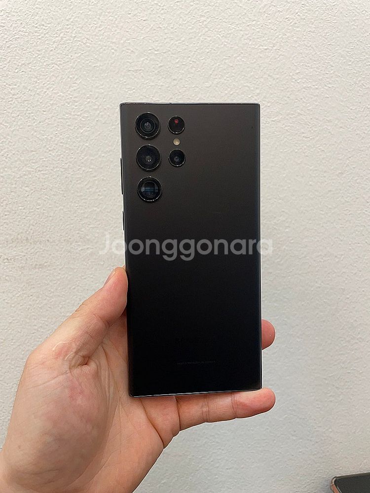 갤럭시S22울트라 블랙 256GB 상태좋은 중고35만팝...--0