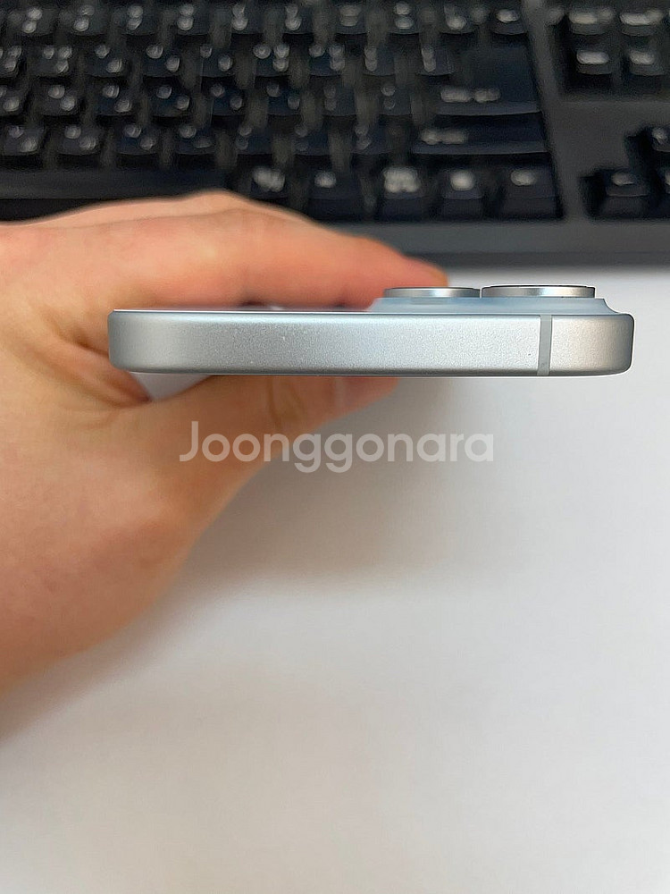 아이폰15 블루 256GB 배터리94% 상태좋은 중고7...--3