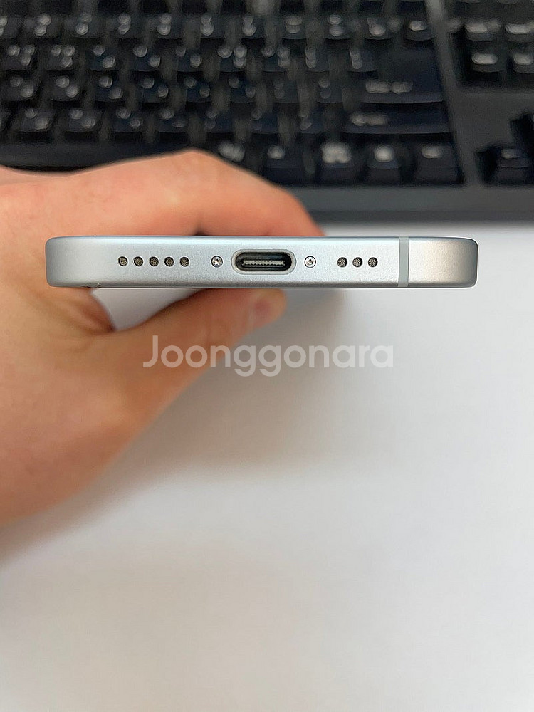 아이폰15 블루 256GB 배터리94% 상태좋은 중고7...--5