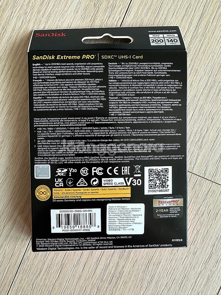 Sandisk 샌디스크 익스트림 프로 메모리카드 256...--1