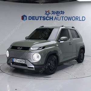 경차 중고 캐스퍼 중고 가격 소형SUV 중고 녹색 2023년식 22,855km 1.0 가솔린 디 에센셜 광이 번쩍번쩍