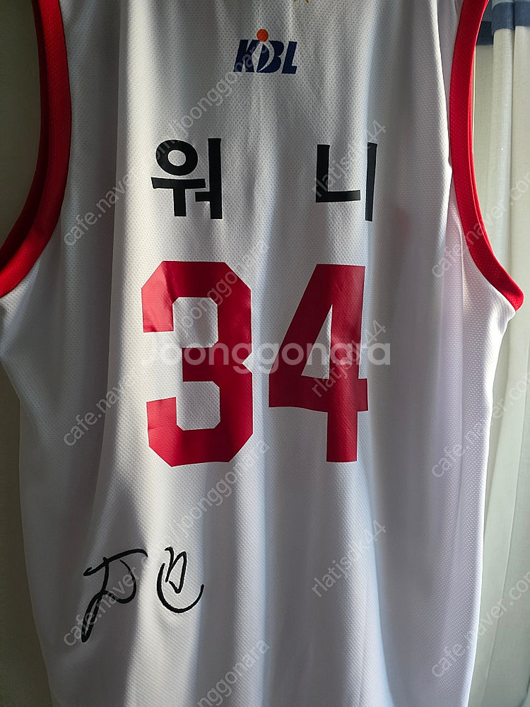SK나이츠 자밀워니 원정 유니폼 친필싸진 자수마킹 완료...--0