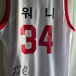 SK나이츠 자밀워니 원정 유니폼 친필싸진 자수마킹 완료 2XL
