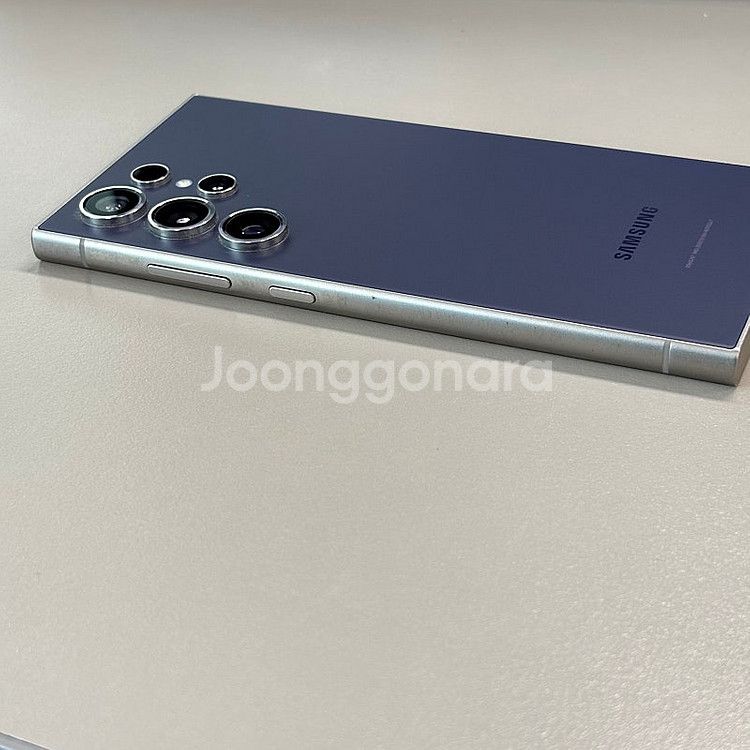갤럭시S24울트라 퍼플색상 256용량 24년7월개통 미...--7