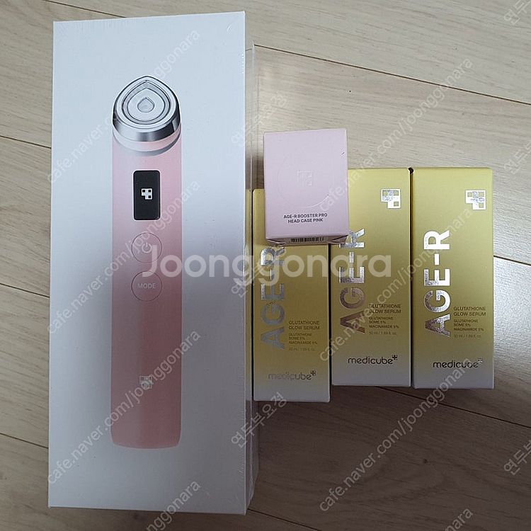 메디큐브 부스터프로 핑크에디션 세럼3개 헤드 택포--0
