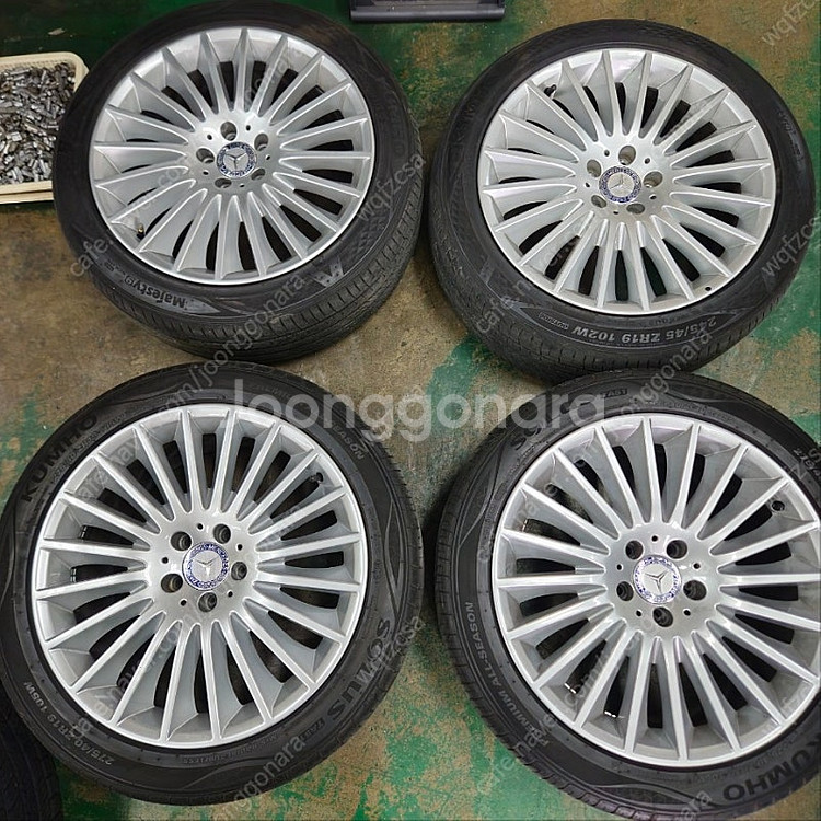 벤츠 W222 S350 정품 19인치 중고 휠타이어 세...--0