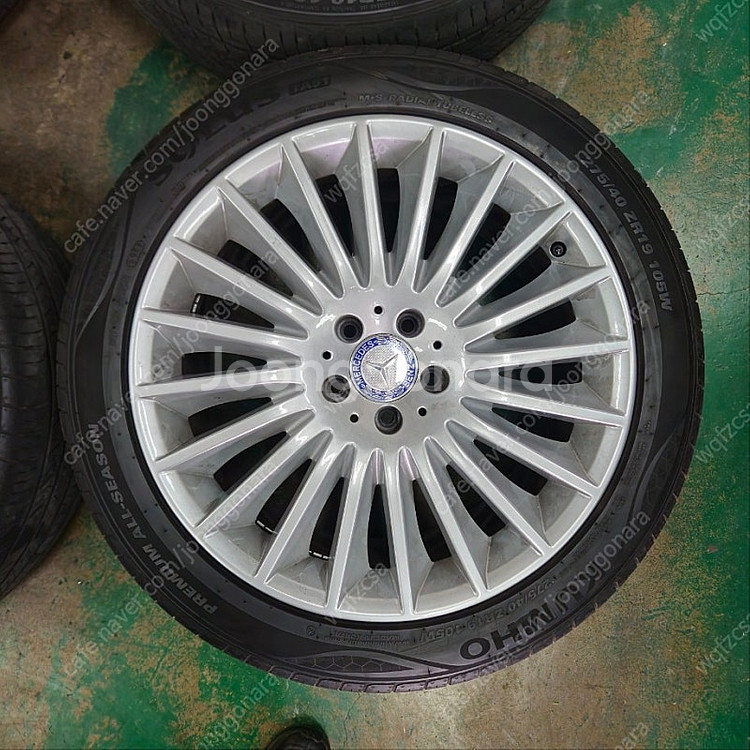 벤츠 W222 S350 정품 19인치 중고 휠타이어 세...--2