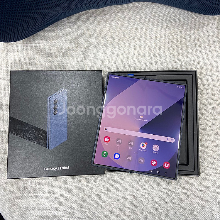 91772 갤럭시Z폴드6 블루 512GB 특S급 풀박스...--0