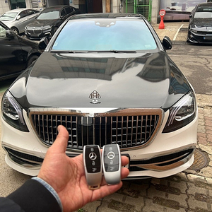 마이바흐 S580, S560, S600, S680, GLS600 차량키 파손, 충격, 먹통 고장으로 인한 원상복구 수리 및 신규키 추가 복사 제작가능