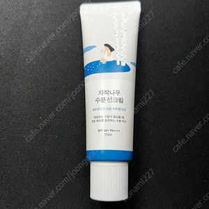 라운드랩 자작나무 수분 선크림 50ml 1회 사용 거의 새상품 2027년