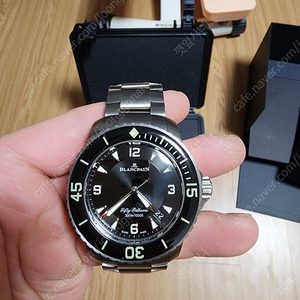 블랑팡 피프티 패덤즈 45mm 티타늄 (+브슬) 판매합니다~!~!!