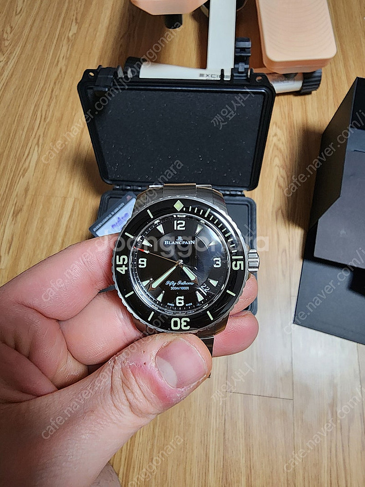 블랑팡 피프티 패덤즈 45mm 티타늄 (+브슬) 판매합...--1
