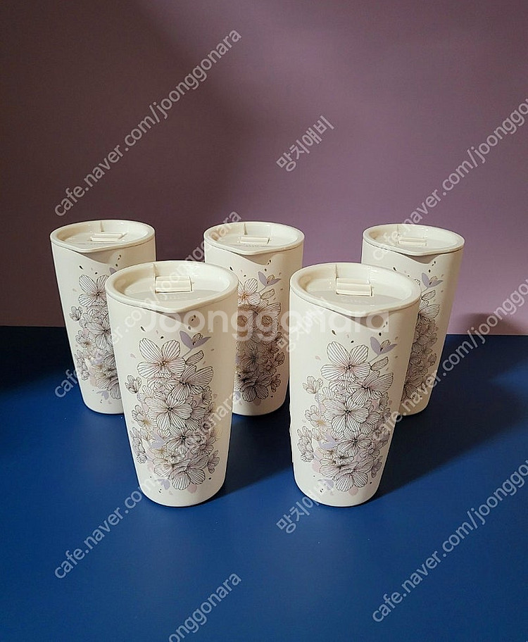 스타벅스 체리블라썸 미르 클러스터 텀블러--0