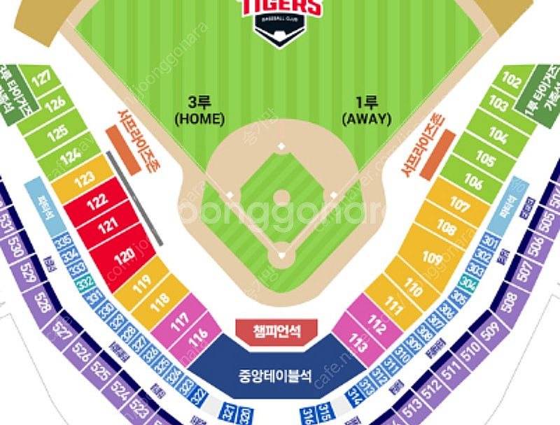 6/10 6/11 기아 vs삼성 중앙테이블석 탁자석 단...--0