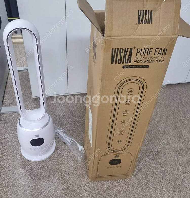 날개없는선풍기 리모컨포함 새상품--0