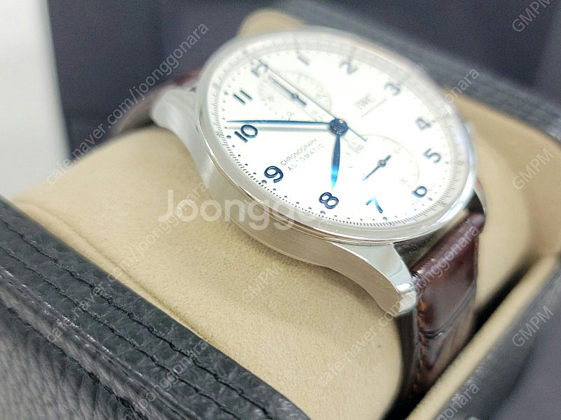IWC 포르투기저 크로노그래프 블루핸즈--3