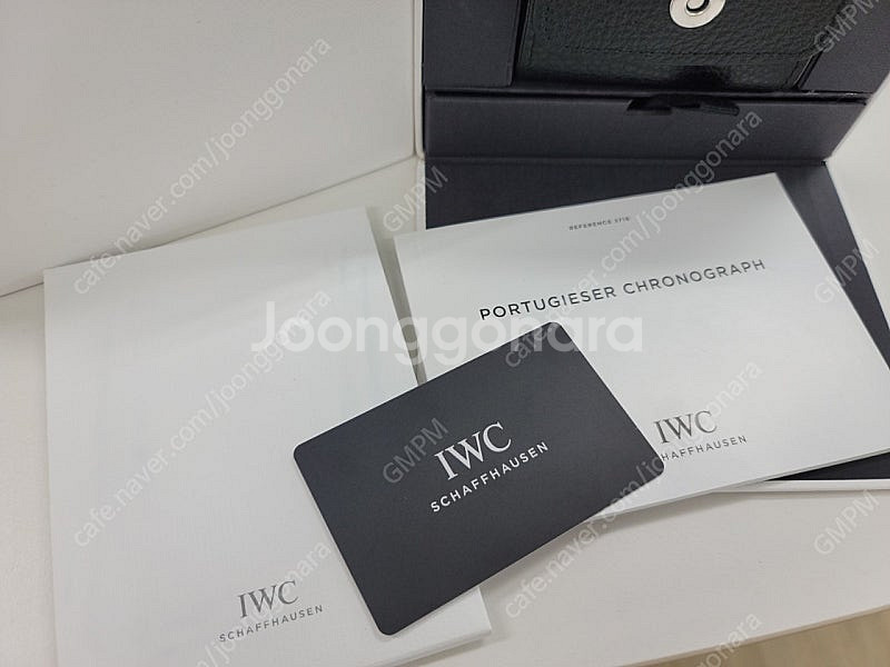 IWC 포르투기저 크로노그래프 블루핸즈--6