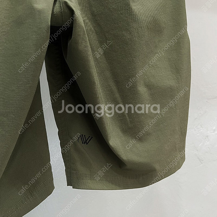 (32~33/XL) 어뉴 카키 포켓 포인트 허리밴딩 남...--3