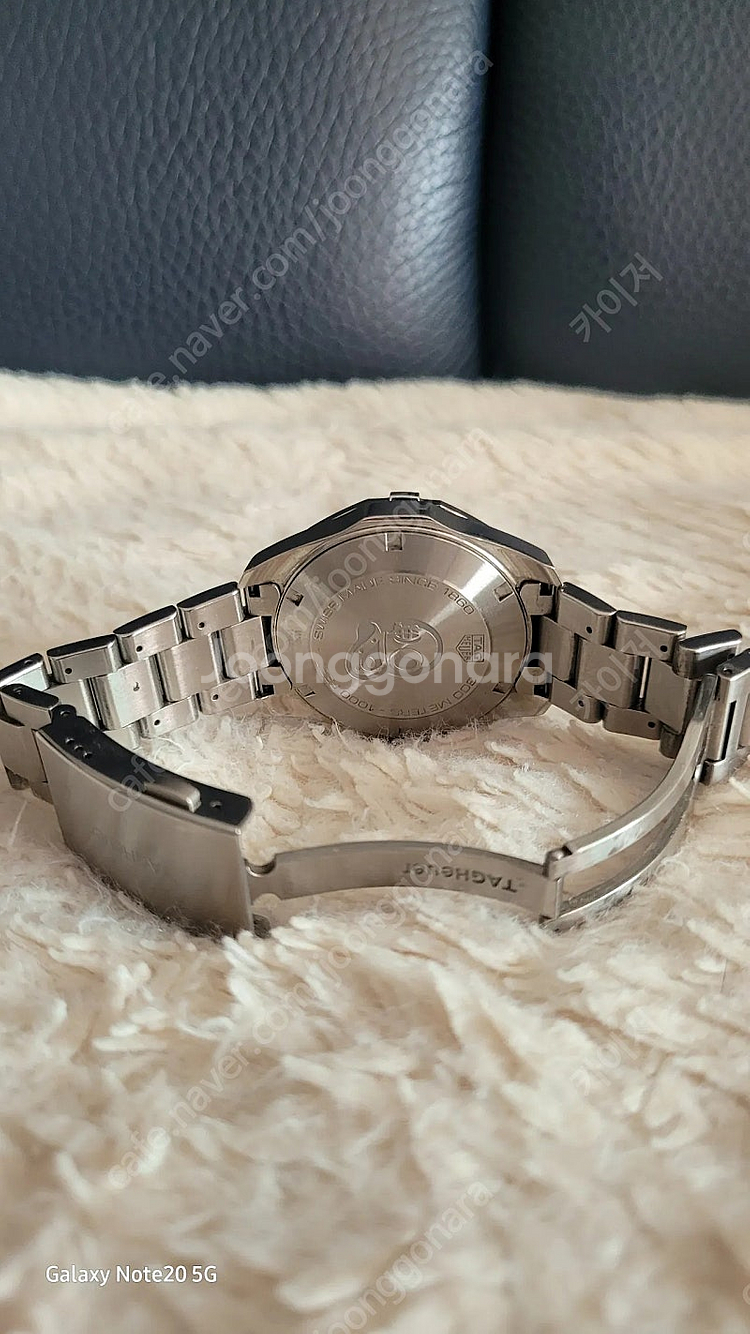 태그호이어 아쿠아레이서 300 쿼츠 41mm 청판 양도...--6