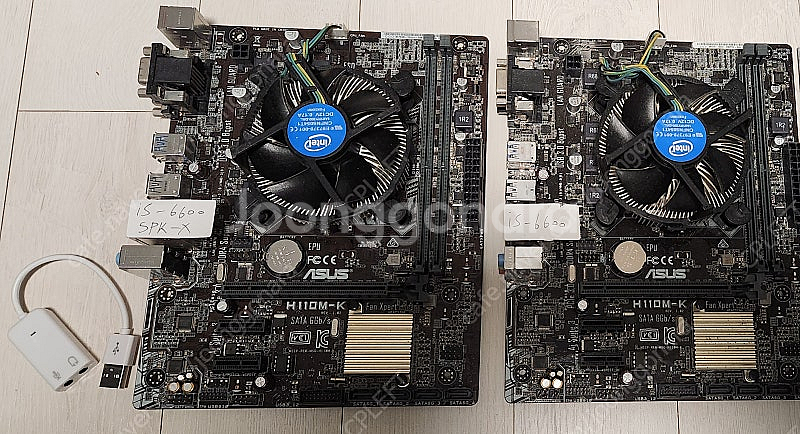 i5-6600 ASUS H110M 메인보드 세트--0