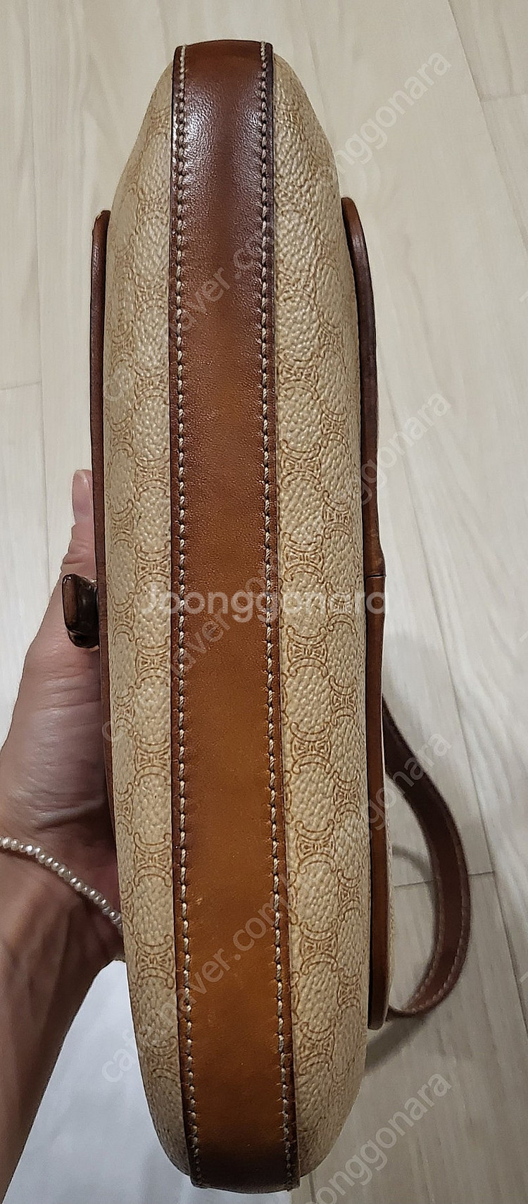 (정품)올드셀린 셀린느 빈티지 마카담 숄더백 가방--9