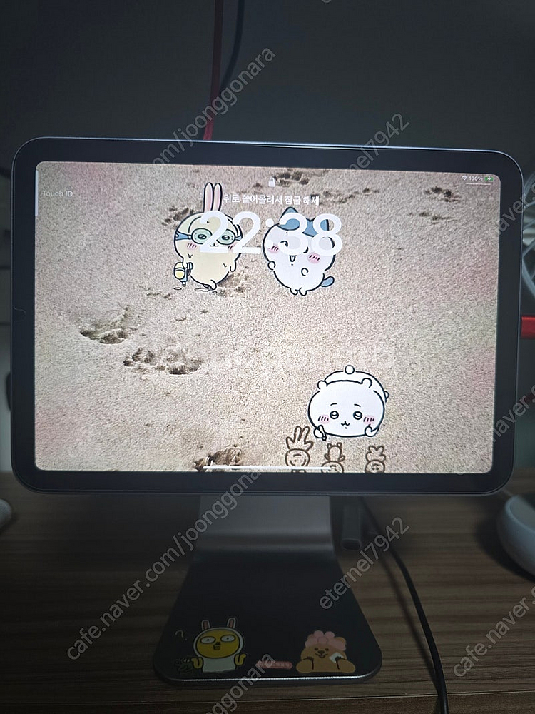 상태 s급 아이패드 미니 6 퍼플 wifi(풀박+거치대...--0