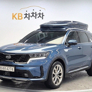 쏘렌토 중고 신형 쏘렌토 MQ4 중고 쏘렌토 중고차 파란색 2021년식 디젤 2.2 2WD 노블레스 중고자동차매매