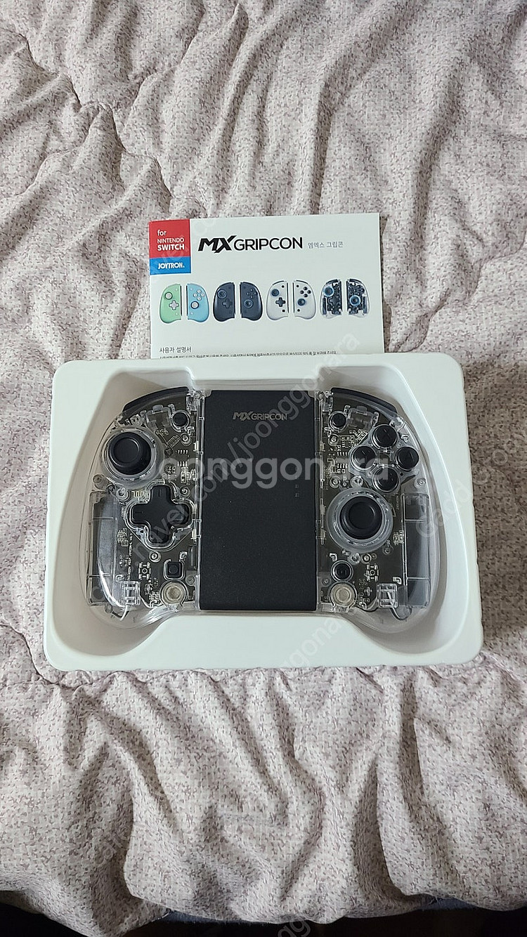 닌텐도 스위치 OLED 스플래툰3 에디션+MX그립콘+파...--3