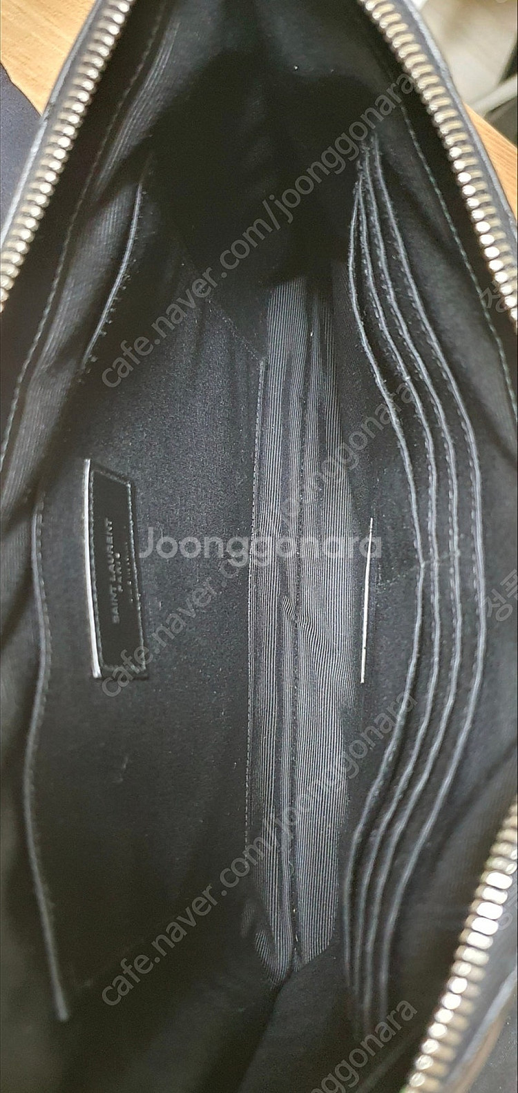 입생로랑 뉴미듐 은장 클러치백 정품S급(영수증O)구찌루...--9