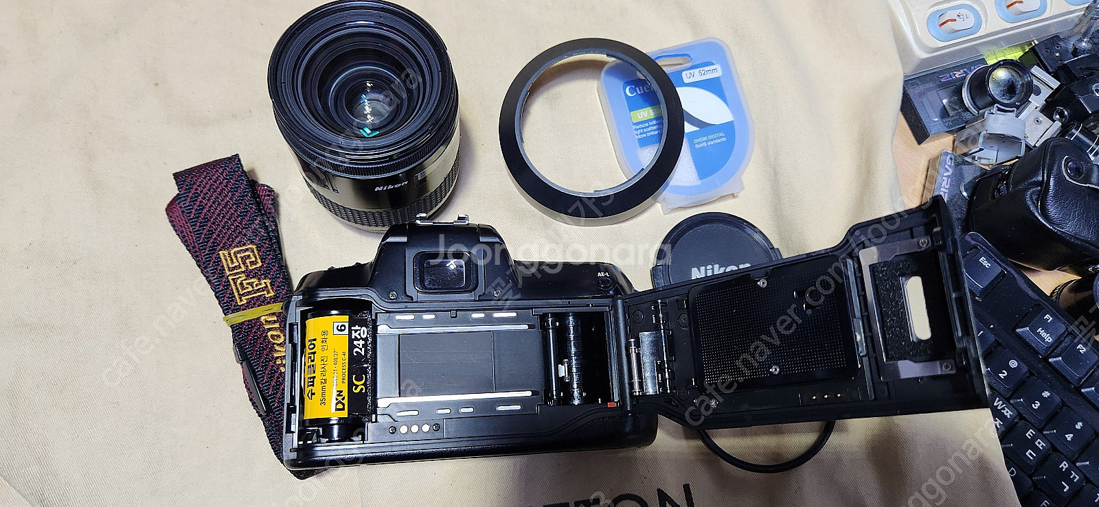 니콘 F50(7만), 2CR5전기능정상, 니콘렌즈AF2...--5