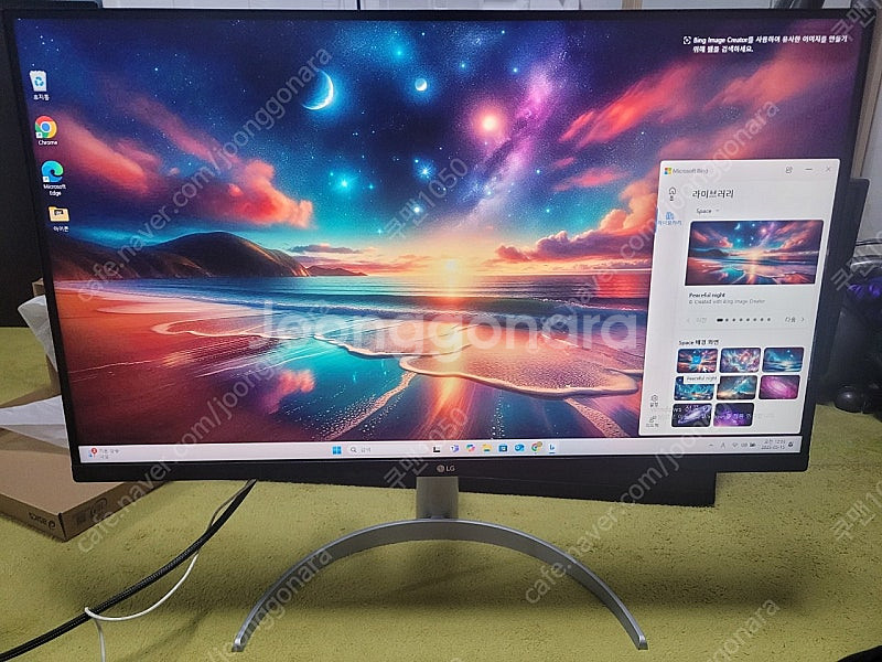 엘지 삼성 4k 모니터 판매( 27ul550, 32up...--1