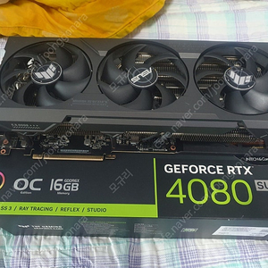 [김해/부산] 그래픽카드 RTX 4080 SUPER TUF 팝니다.