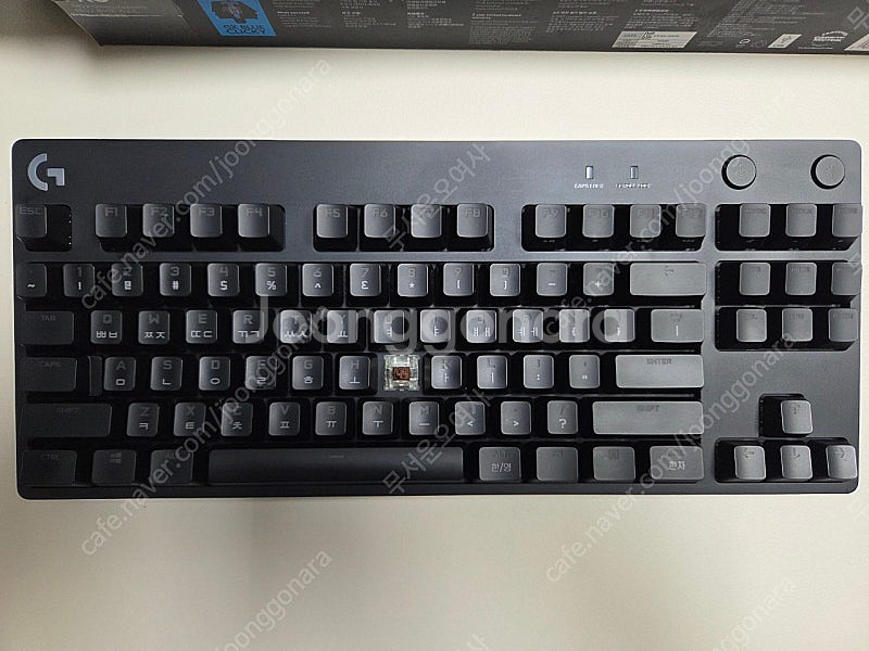 로지텍 G PRO 키보드 체리 갈축--0