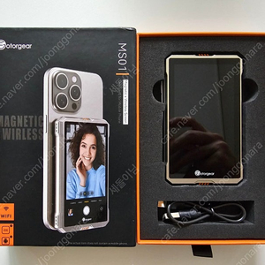 Fotorgear MS01 무선 마그네틱 아이폰 스마크폰 셀카 모니터 디스플레이 맥세이프