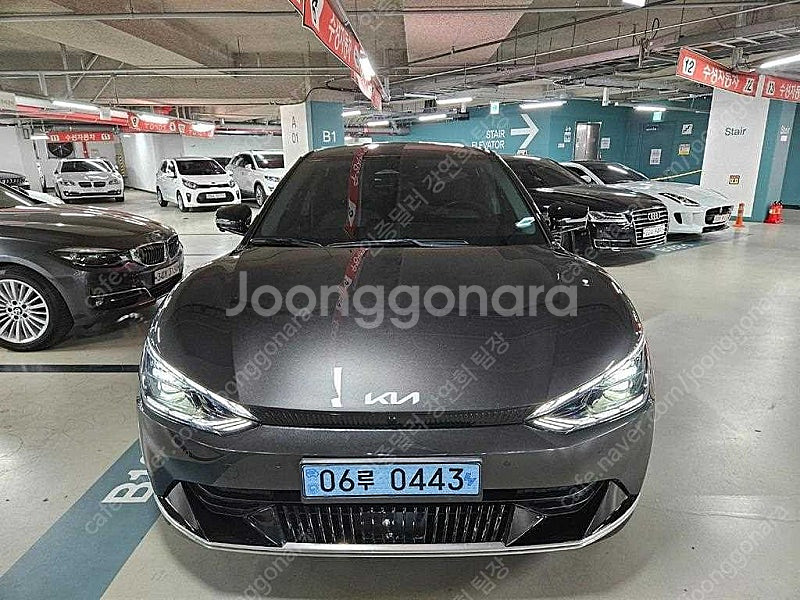 EV6 중고 EV6 중고차 회색 2022년식 47,011km 롱레인지 AWD 어스 중고자동차--0