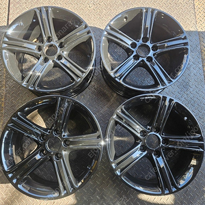 17인치 BMW F30 3시리즈 유광블랙 네비팩 순정휠 1대분