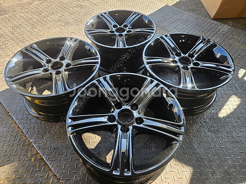 17인치 BMW F30 3시리즈 유광블랙 네비팩 순정휠...--5