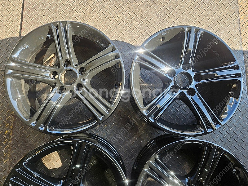 17인치 BMW F30 3시리즈 유광블랙 네비팩 순정휠...--6