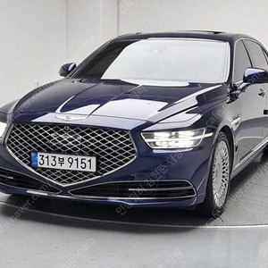 제네시스 G90 중고 제네시스 중고 가격 파란색 2019년식 89,394km 3.3 T AWD 프레스티지 중고자동차